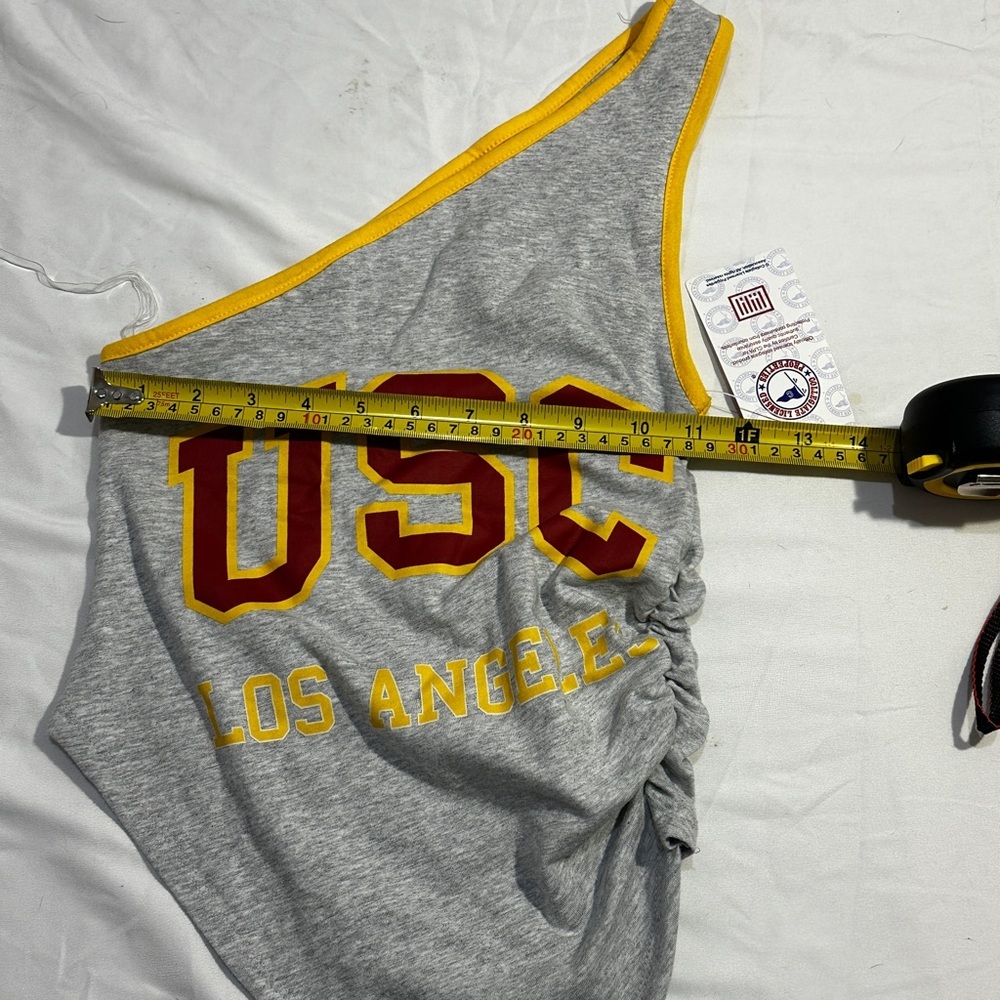 USC Trojans Game Day One Shoulder Tank Top NWT Small - Picture 6 of 7